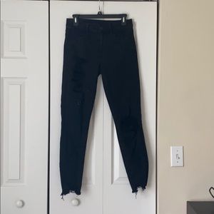 American Eagle High Rise Distressed Jegging